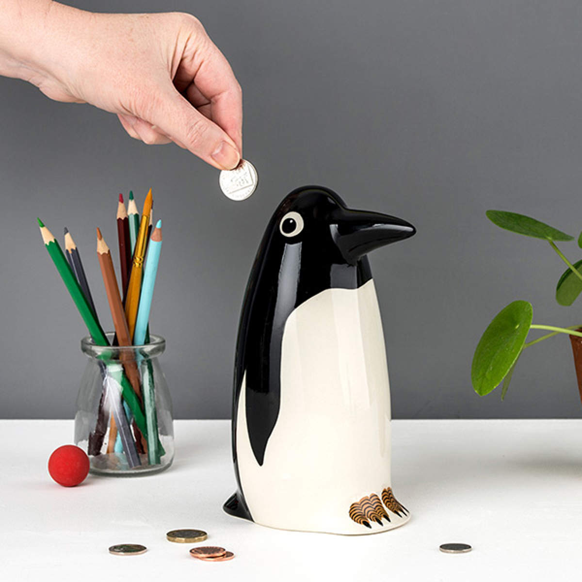 Hannah Turner 貯金箱 Money box Penguin ペンギン | ハンナターナー