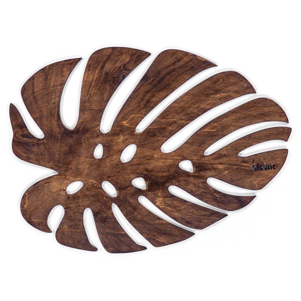 [}C]ZICZAC `}bg ؐ BIRCH Placemat Monstera /WbNUbNiZICZACj WENGE