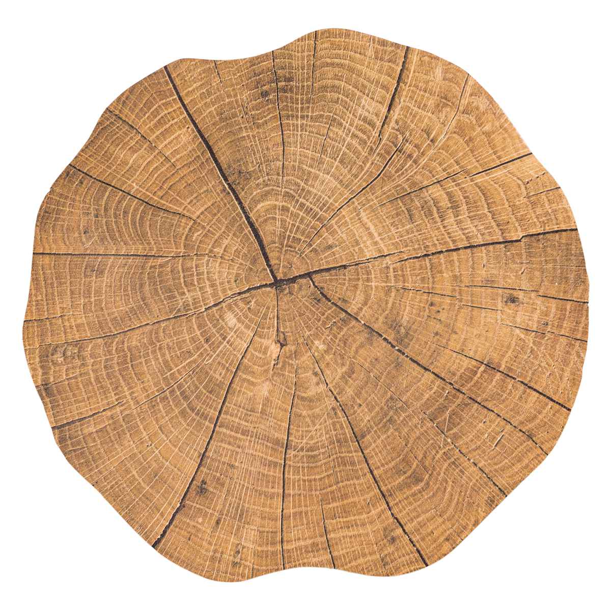 [}C]ZICZAC `}bg TOGO TREE TRUNK Placemat /WbNUbNiZICZACj WOOD