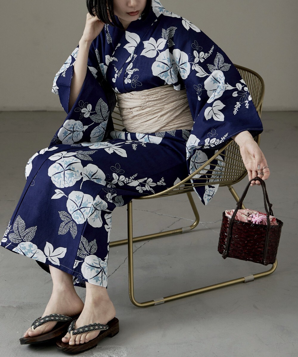 セパレート綿麻浴衣 2点セット | アサカ(asaka) | マルイウェブ セパレート綿麻浴衣 2点セット | アサカ(asaka) | マルイウェブ