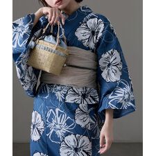 アサカ(asaka)のセパレート式綿浴衣 2点セット