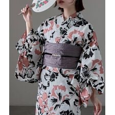 アサカ(asaka)のセパレート式綿浴衣 2点セット