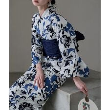 アサカ(asaka)のセパレート式綿浴衣 2点セット