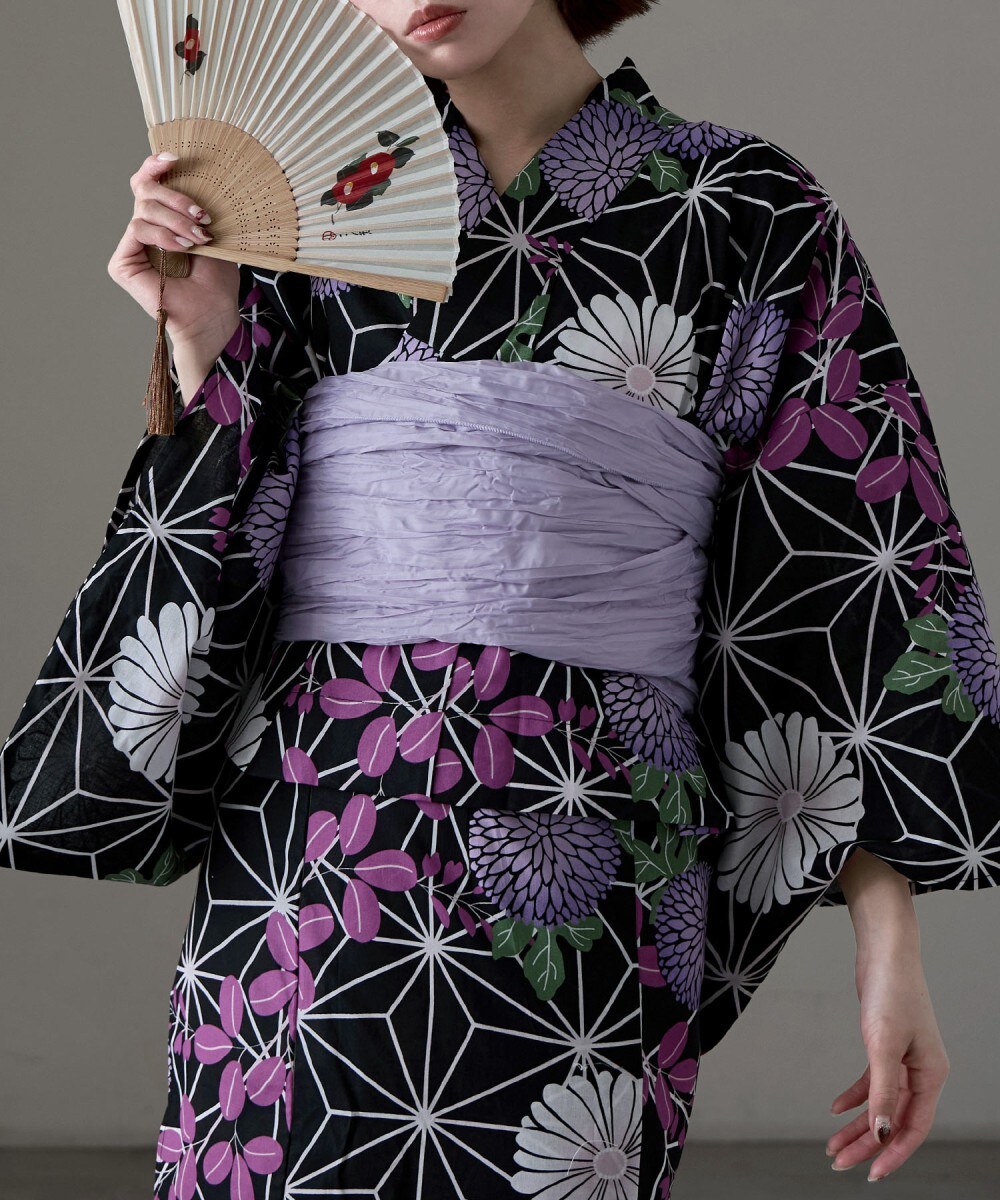 asaka 浴衣 セパレート浴衣 夏雨の波紋　【完売品】 asaka 浴衣 セパレート浴衣 夏雨の波紋