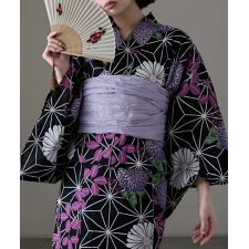 アサカ(asaka)のセパレート式綿浴衣 2点セット