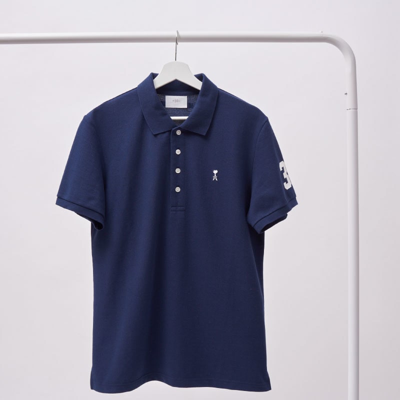 [}C]GL S/S POLO SHIRTS for mens/HgELEiH Tokyoj navy