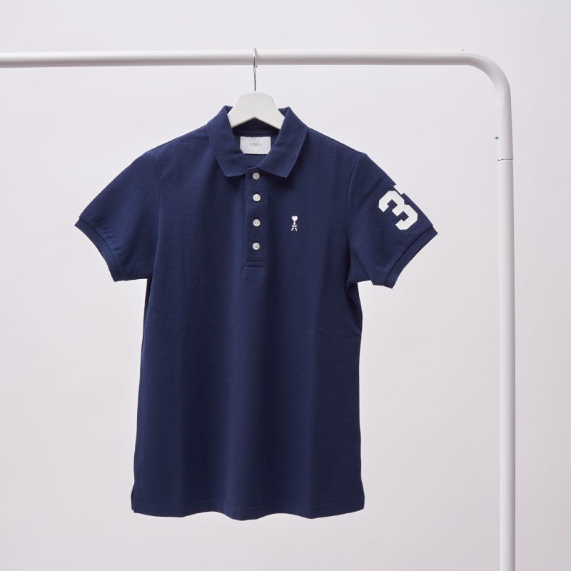 [}C]GL S/S POLO SHIRTS for womens/HgELEiH Tokyoj navy