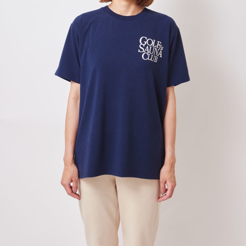 [�}���C]GL S/S SAUNA CLUB TEE/H�g�E�L���E�iH Tokyo�j navy
