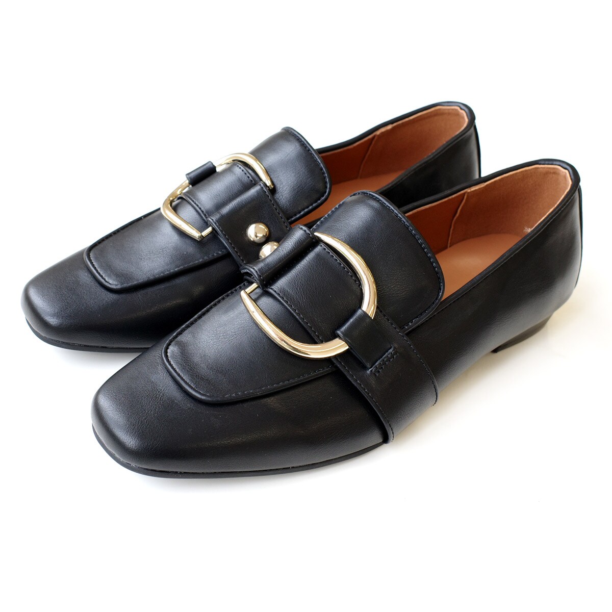 お値下げ中！ ブラックレザー ローファー ゴールドバックル ピンチ タッセル ローファー mens. 24000 | COLE_HAAN