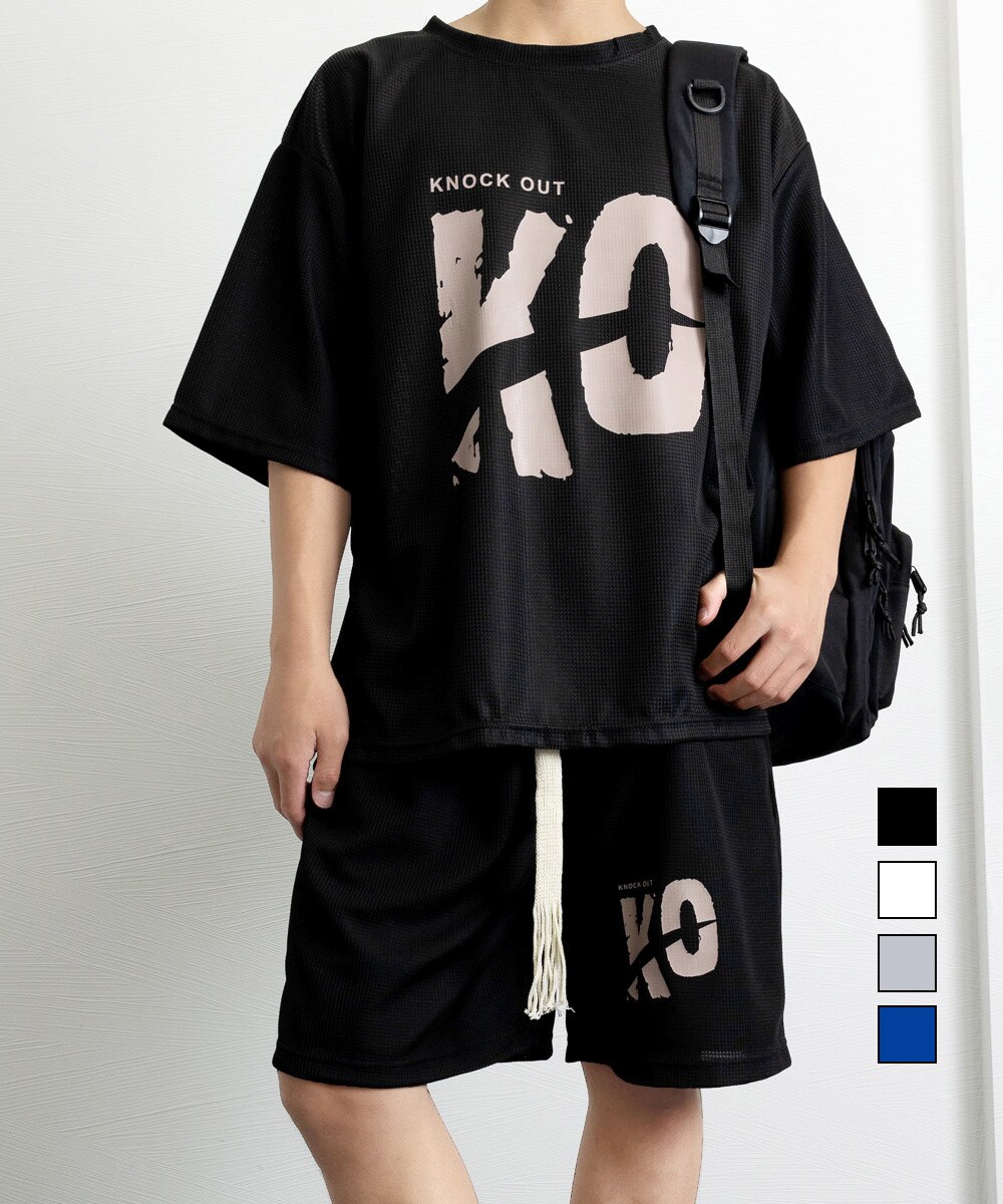 メンズTシャツ セットアップ 半袖 夏服 | アサオーラ(AsaAura