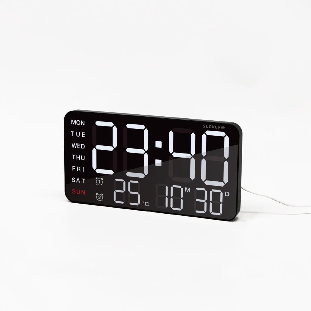 [}C]LED CLOCK Cielo /XE[iSLOWERj ubN