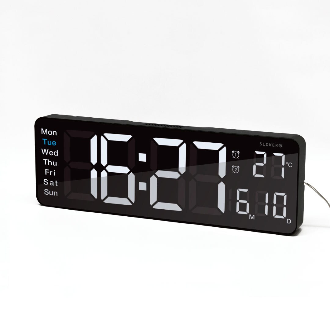 [}C]LED CLOCK Rico /XE[iSLOWERj ubN