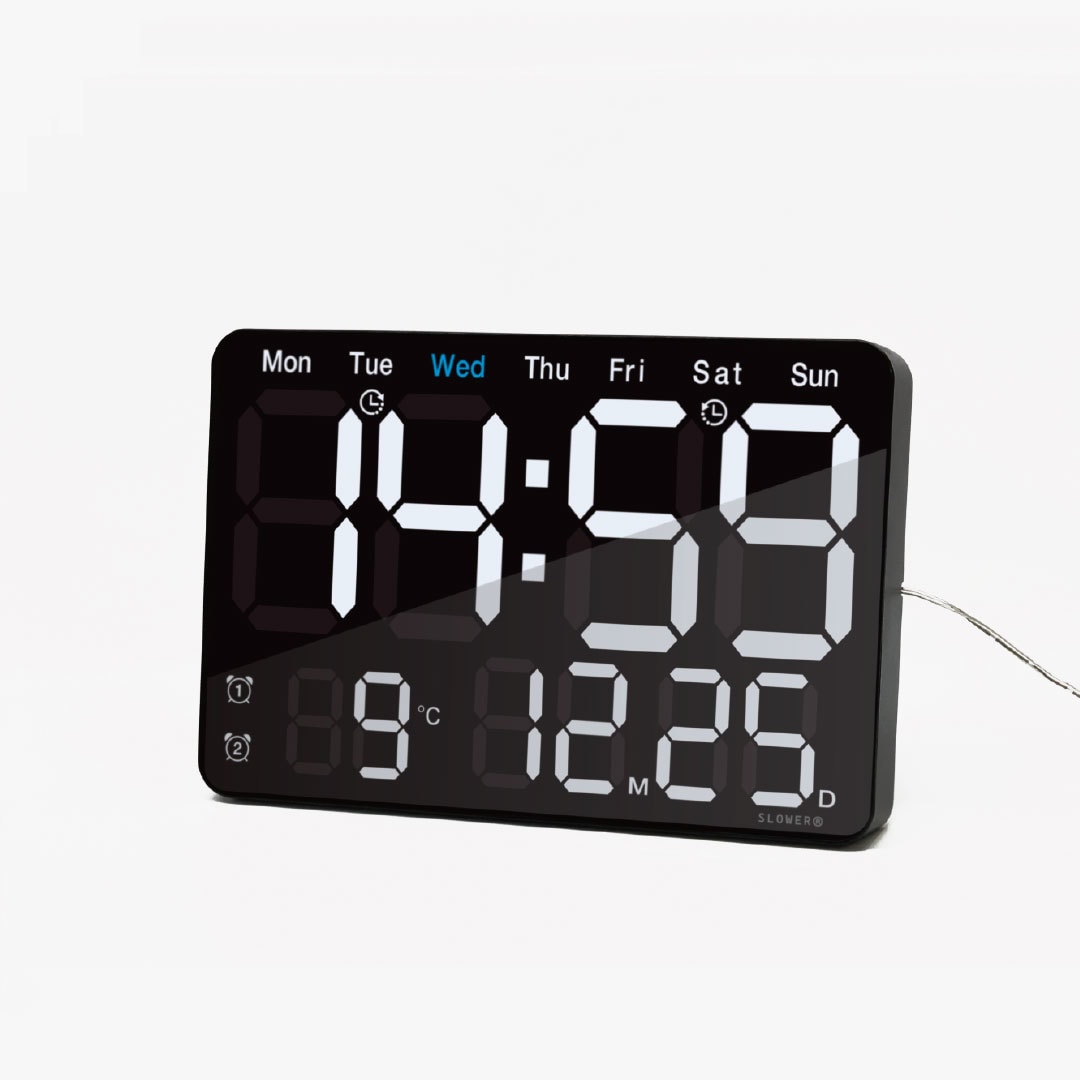 [}C]LED CLOCK Viento /XE[iSLOWERj ubN