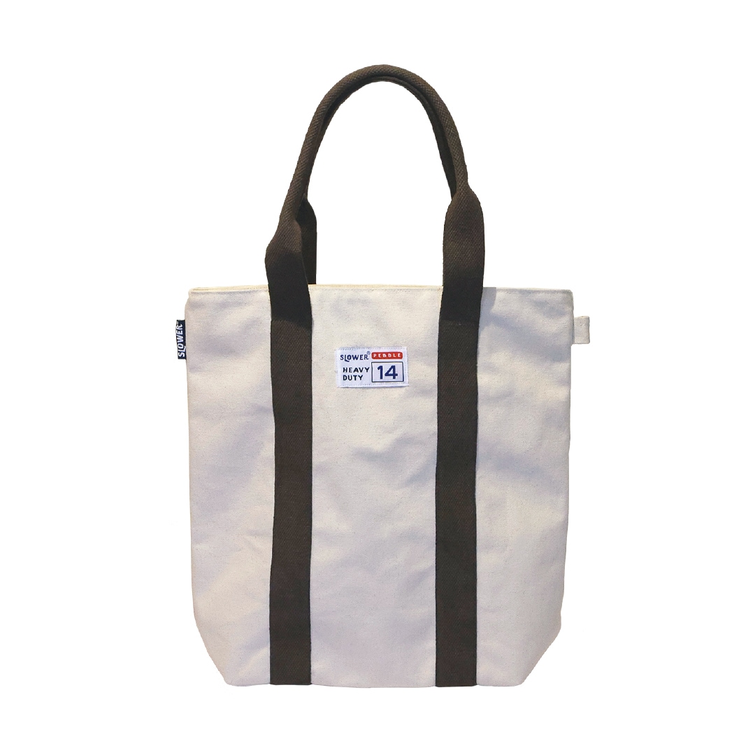 [}C]PEBBLE CANVAS TOTE BAG 14OZ 2838 OLIVE/yuiPEBBLEj I[u