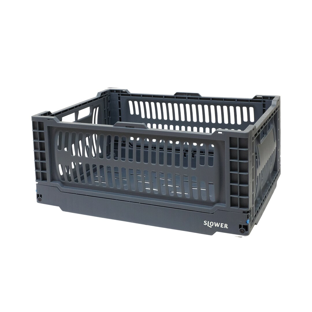 [}C]FOLDING CONTAINER Bask(L) BLUE/XE[iSLOWERj u[