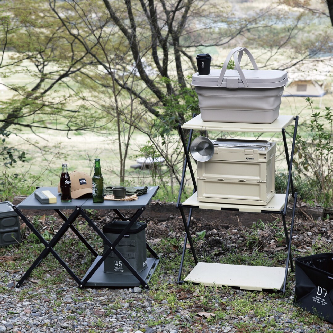 ピクニックバスケット　テーブル　 BoLeRo 折りたたみバスケット＆テーブル 15L ミラーゴ 伊勢藤 I-582