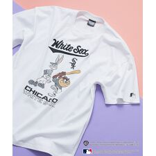 【Looney Tunes×MLB】オリジナルデザインTシャツ ドロップショルダー ビッグシルエット