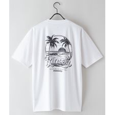 ZEROSTAIN ゼロステイン 撥水性 UVカット バックプリント プリントTシャツ