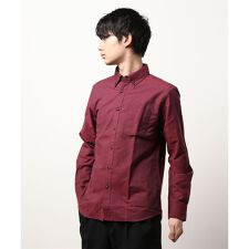 【BLUE STANDARD】ラクケア イージーケア加工 オックスボタンダウンシャツ
