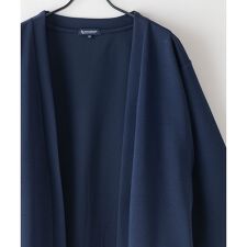 ブルースタンダード(BLUE STANDARD)のふわとろタッチ ボタンレス 7分袖 カーディガン