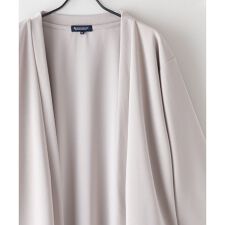 ブルースタンダード(BLUE STANDARD)のふわとろタッチ ボタンレス 7分袖 カーディガン