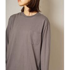 【HANES】BEEFY LONG SLEEVE ポケット 付き POCKET TEE H5196