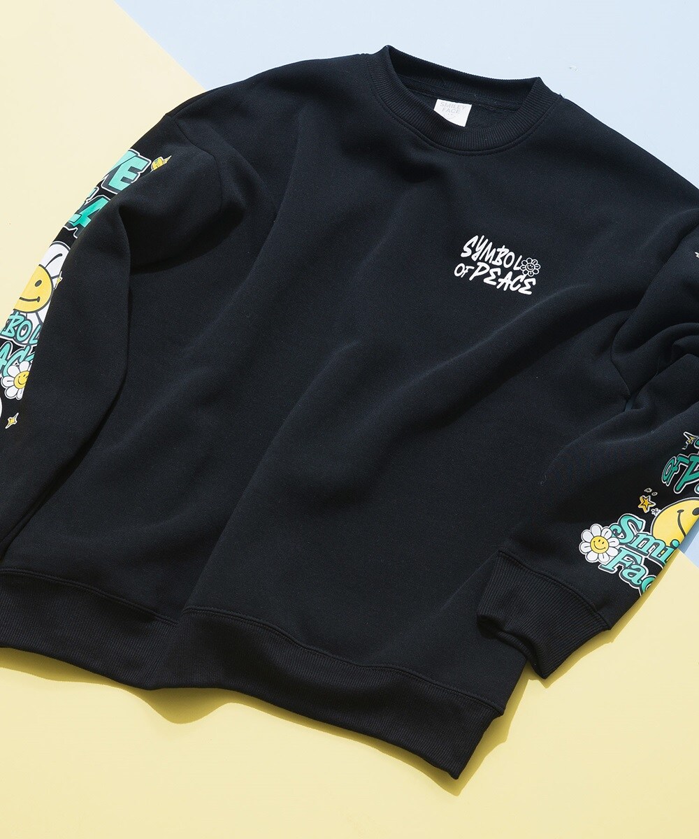 SALE！【ZOO YORK】裏毛ボックスプリントスウェットプルオーバー
