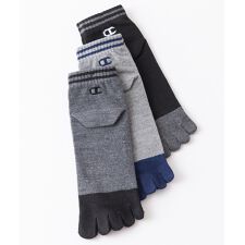 【CHAMPION】5本指 ショートレングス ソックス 3P