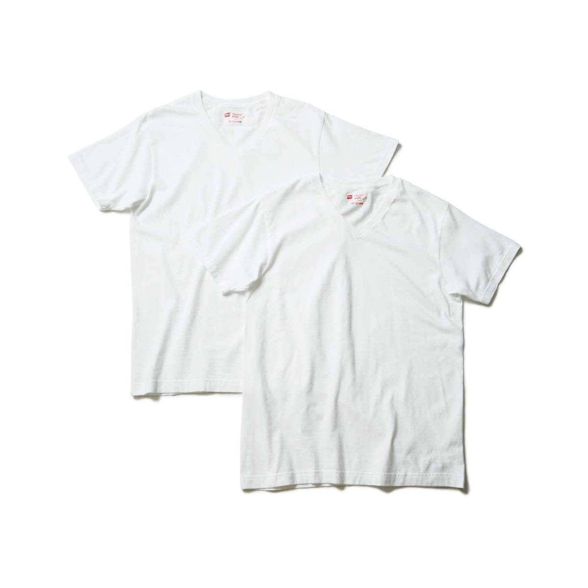 [�}���C]�yHanes/�w�C���Y�zJAPAN FIT �W���p���t�B�b�g ���n 2���g�� V�l�b�NT�V���c/�W�[���Y���C�g�iJEANS MATE�j �z���C�g