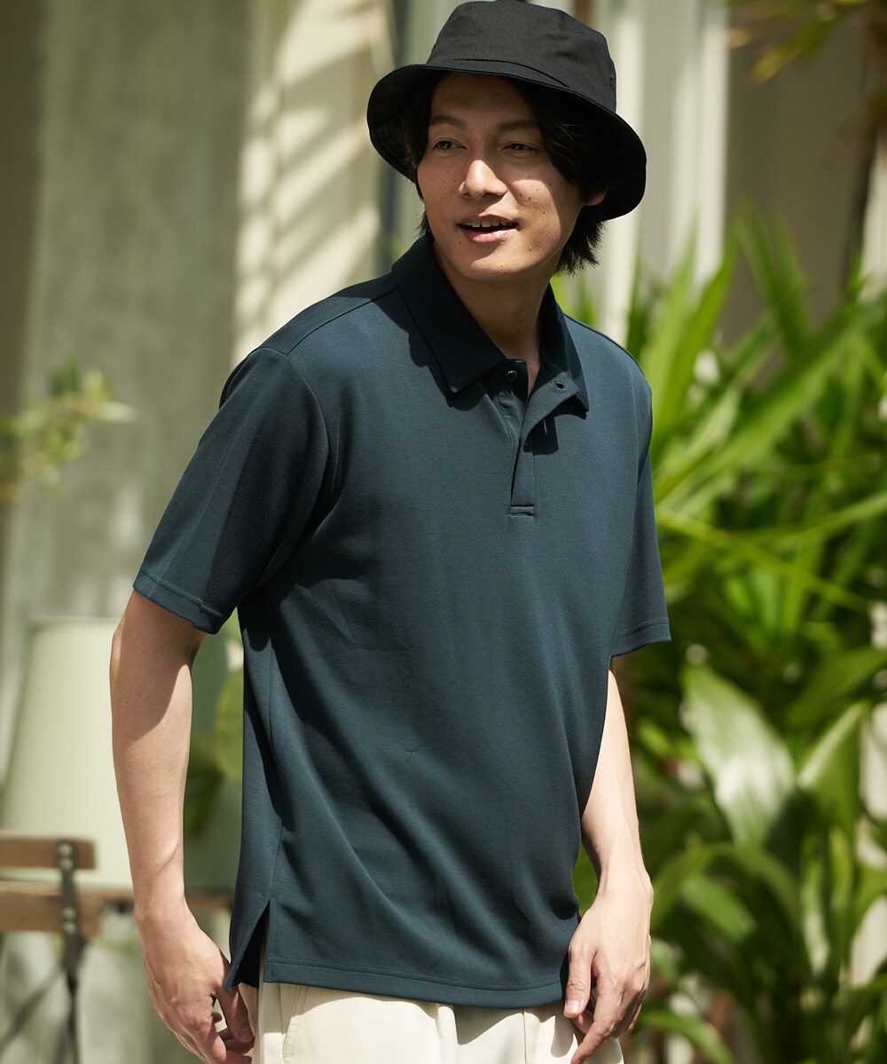LACOSTE インディゴスキッパーネックポロシャツ | ラコステ