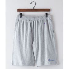 【CHAMPION】ＵＳＡコットン100％ ワンポイントロゴ刺繍 天竺ショートパンツ