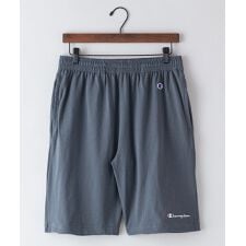 【CHAMPION】ＵＳＡコットン100％ ワンポイントロゴ刺繍 天竺ショートパンツ