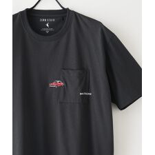 【ZEROSTAIN/ゼロステイン】胸ポケット 刺繍Tシャツ