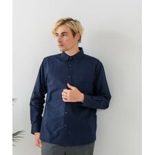 ジーンズメイト(JEANS MATE)の【BLUE STANDARD】コットン100％ オックスボタンダウンシャツ