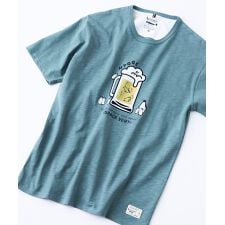 【Blue Standard】スラブコットン アニマルプリント Tシャツ