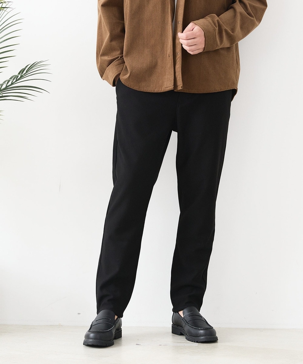 【CREATION CUBE】裏シャギーイージーパンツ 暖パン 冬服 ソフトタッチ ストレッチ