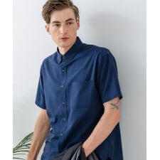 ブルースタンダード(BLUE STANDARD)の【BLUE STANDARD】COOLMAXフレンチリネンミックス シャツ