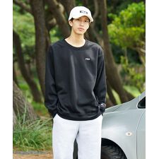 【FILA/フィラ】ワンポイントロゴ刺繍 裏起毛クルーネックトレーナー