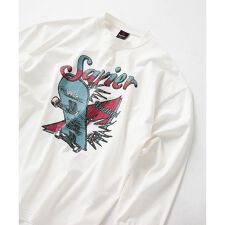 【SAVIER】 ヴィンテージライク ルーズフィット ロンT