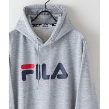 【FILA/フィラ】デカロゴプリント 裏起毛フーディー プルパーカー