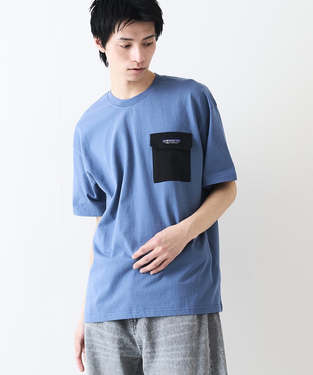 Tシャツ・カットソー (青色・ネイビー・ブルー系) の一覧 （15