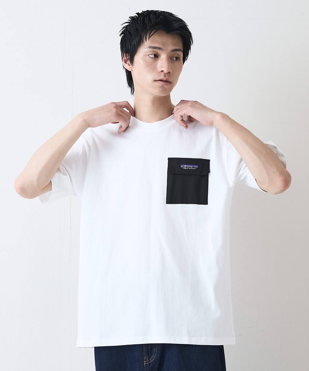Tシャツ 2点 T-BOXT-SLITS-R8 T-shirt with patch detail｜グレー｜メンズ