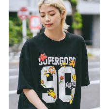 【DESERT SPORTSWEAR】ナンバリング プリント オーバーサイズ Tシャツ