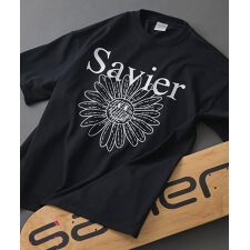 サビアー(SAVIER)の【SAVIER】×【SMILEY FACE】コラボ フラワープリント Tシャツ
