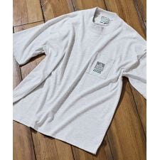 【OUTDOOR EXCHANGE】×【ZERO STAIN】 モックネック ポケット Tシャツ