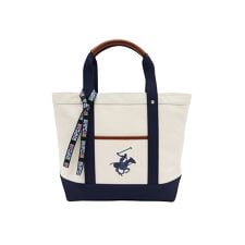 【BEVERLY HILLS POLO CLUB】キャンバスラージトートバッグ