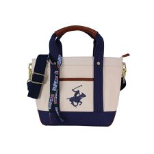 【BEVERLY HILLS POLO CLUB】キャンバスミニトートバッグ
