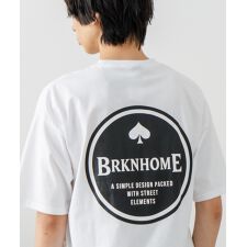 ブロークンホーム(brknhome)の【brknhome】サークルロゴ バックプリント Tシャツ