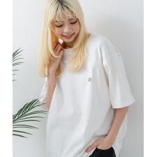 【Dickies / ディッキーズ】コットン100％ ワンポイント ミニロゴワッペン Tシャツ