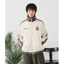 【____gram.】スペースグラム サイドライン スウェードライク ブルゾン